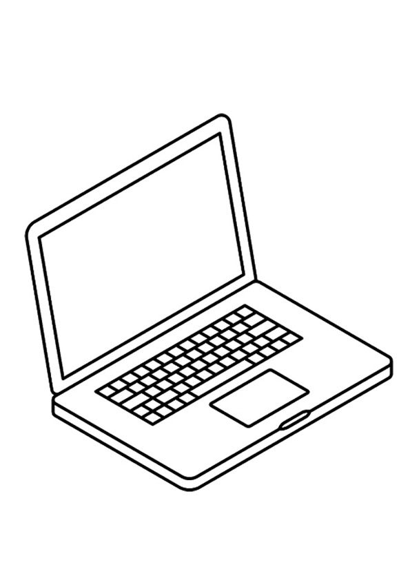 Printable Computer Coloring Pages For Preschool coloring page